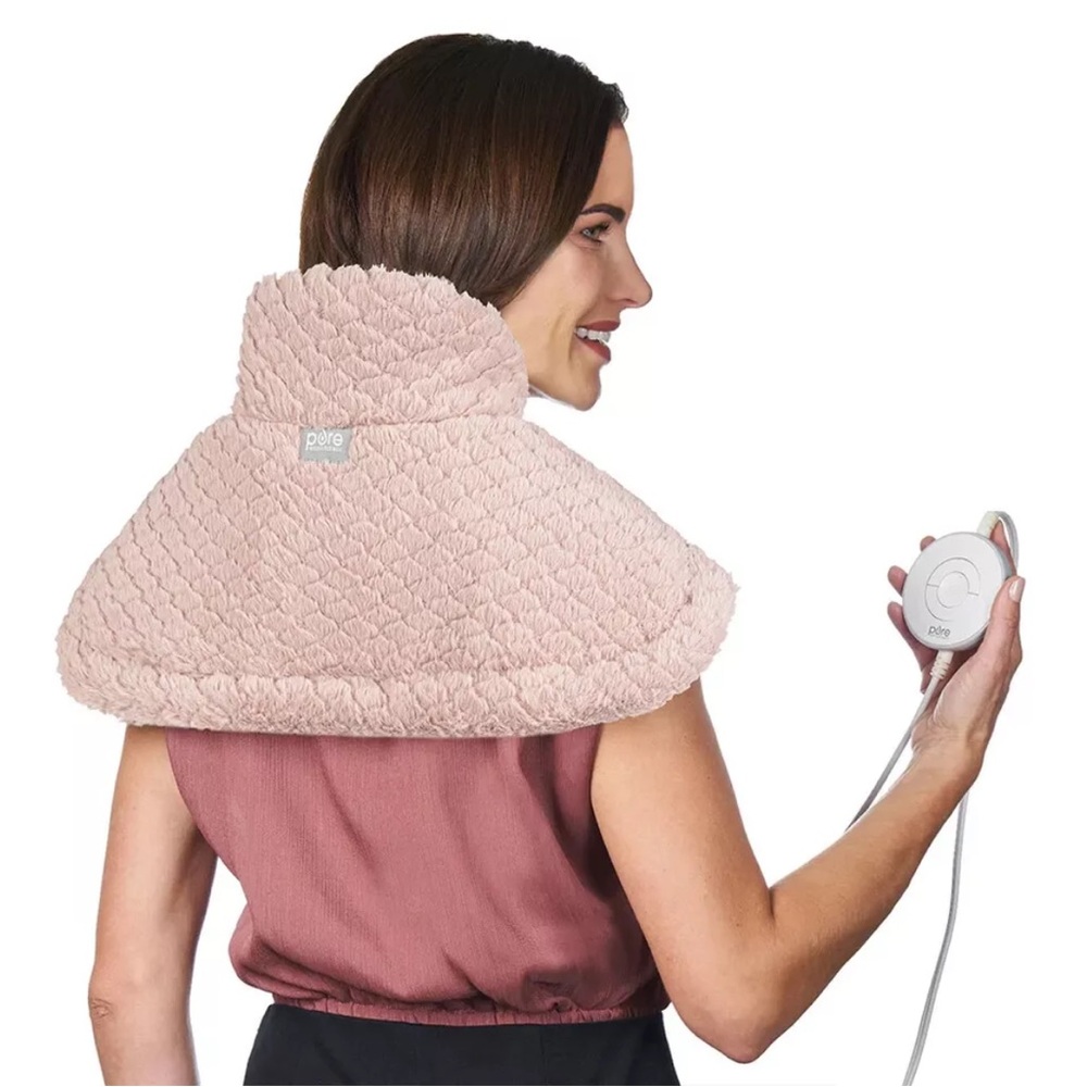 ‼️SOLD‼️ Pure Enrichment Pink Heated Neck and Shoulder Wrap